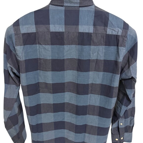 Bonobos Plaid Slim Fit Mens Medium Long Sleeve Button Down Shirt Checkered - Picture 6 of 6